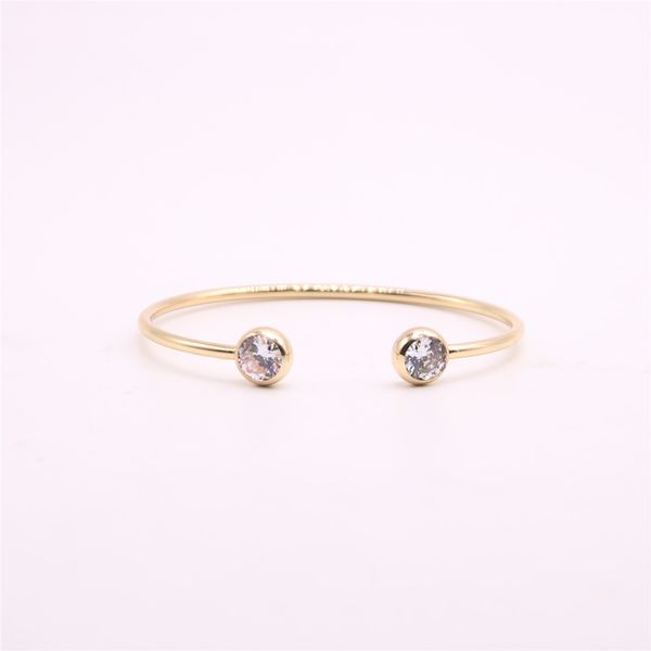 

solid circular with rhinestone bangles for girls geometry round women bangles retail and wholesale mix ing, Black