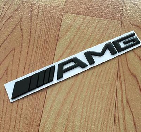 

car styling silver chrome black 3m amg decal sticker logo emblem car badges for mercedes cl gl sl ml a b c e s class car st