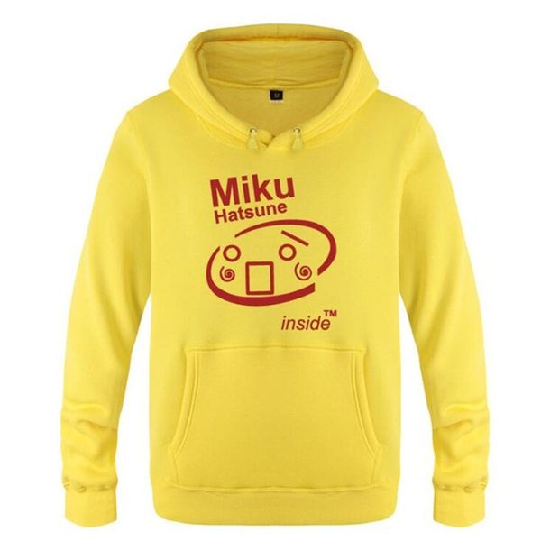 

mens hoodies anime hatsune miku printed hoodie men fleece long sleeve men's sweatshirt skate hip hop pullover moleton masculino, Black