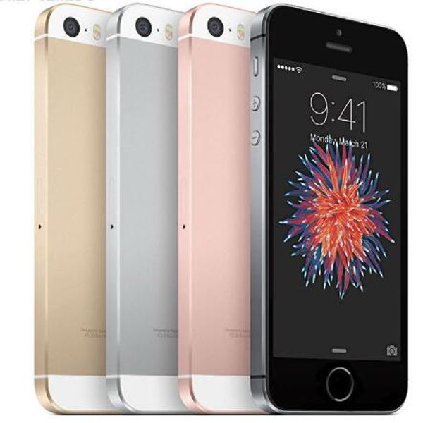 

original unlocked apple iphone se phone 4g lte dual core 4.0" 12mp ios 2g ram 16/64gb rom refurbished phone