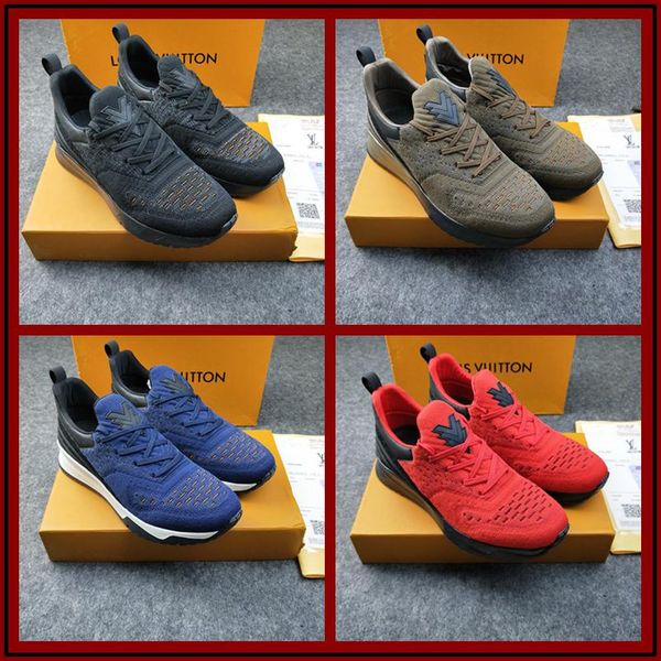 

designer fashion stud camouflage sneakers shoes footwear men,women flats luxury designer rockrunner trainers casual shoes size 38-45, Black