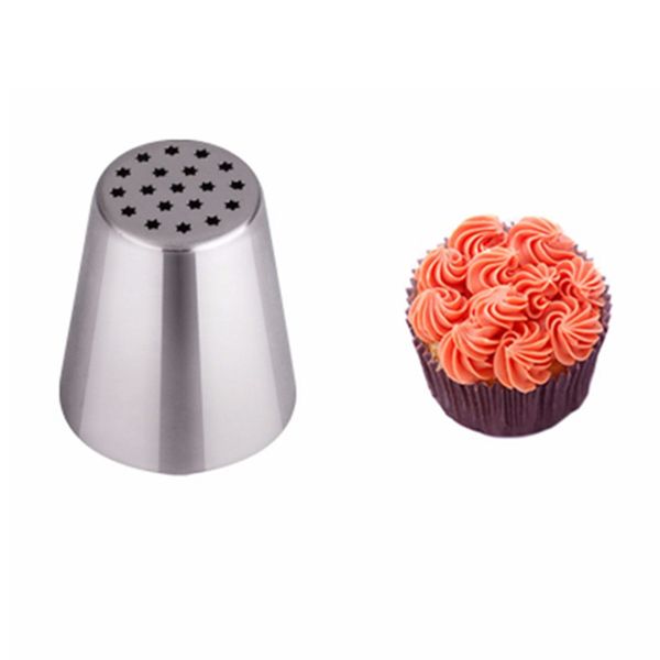 

1# russian nozzles tulip icing piping nozzles cake decoration tips baking pastry tools diy sugarcraft cupcake dessert decorators