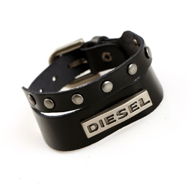 

2019 black cowhide bracelet punk new retro