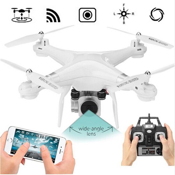 professional wide angle drone hd camera rc drone wifi fpv live helicopter hover