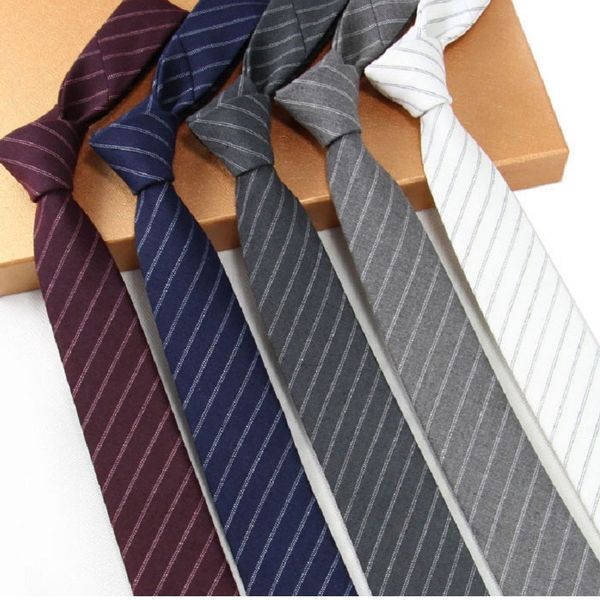 

профессиональный галстук для мужчин 6см узкий хлопковый галстук деловой костюм галстук-полоска в клетку юрист, Blue;purple