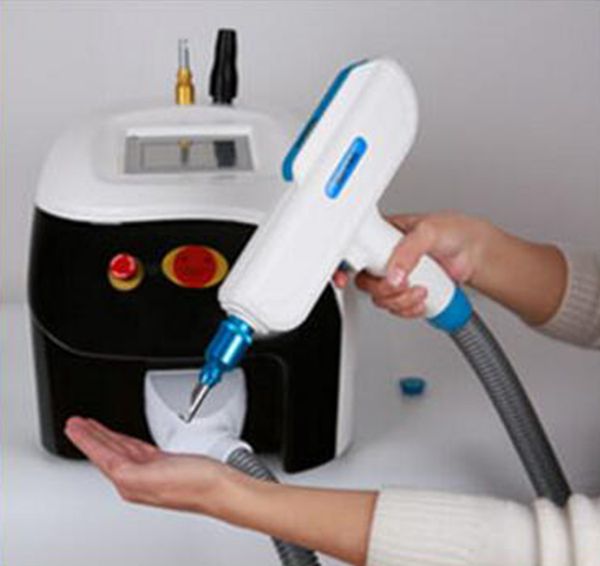 

2000mj 3 heads laser nd yag laser permanent beard skin rejuvenation pigment removal different color tattoo removal machine can for face ce, Black