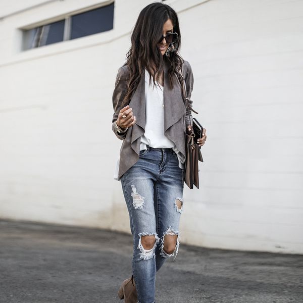 

2018 dhl женский нерегулярный вырез декольте женский шерстяной свитер повседневная куртка женская короткая куртка зимняя толстовка, White;black