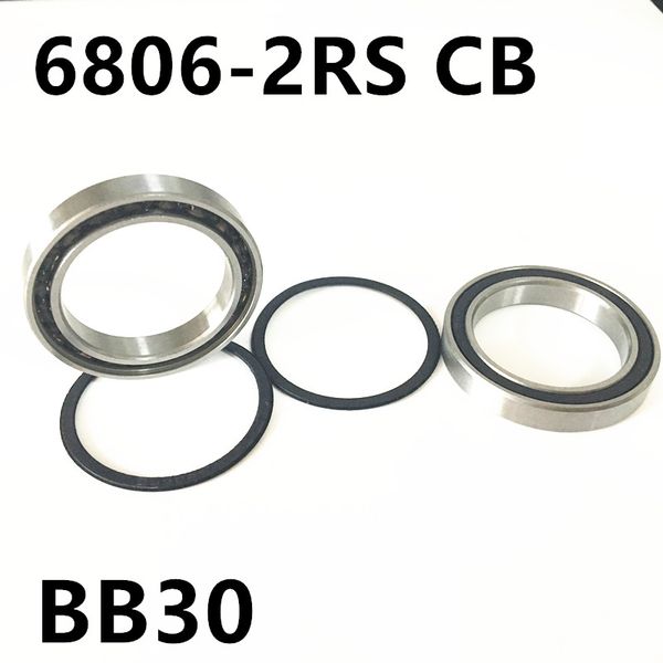 

2017 real rolamentos 6806-2rs cb 61806 full si3n4 ceramic deep groove ball bearing 30x42x7mm bb30 bike repaire