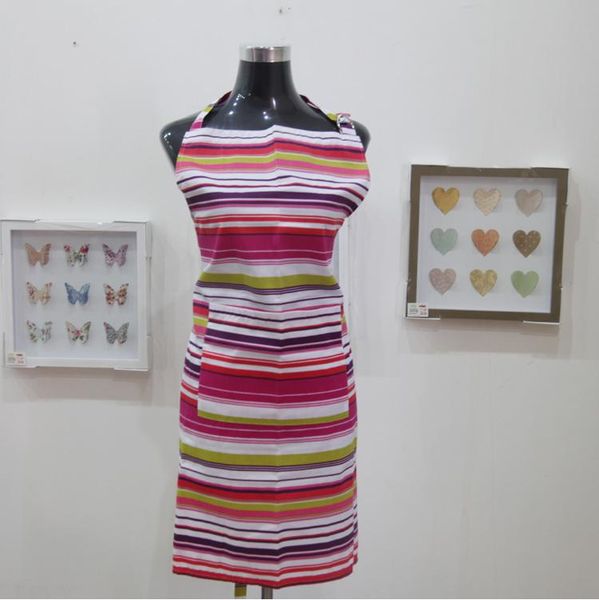 

rainbow srtipe kitchen cooking baking apron