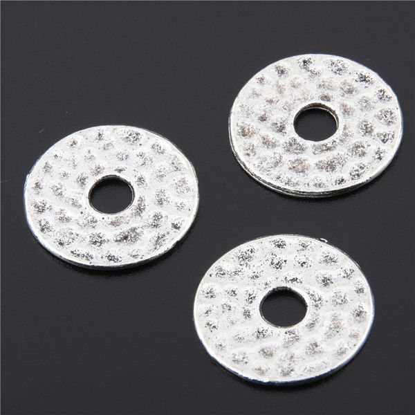 

20pcs 20mm antique silver no hole hollow circle charms pendants diy handmade jewelry accessories charms a2650, Bronze;silver