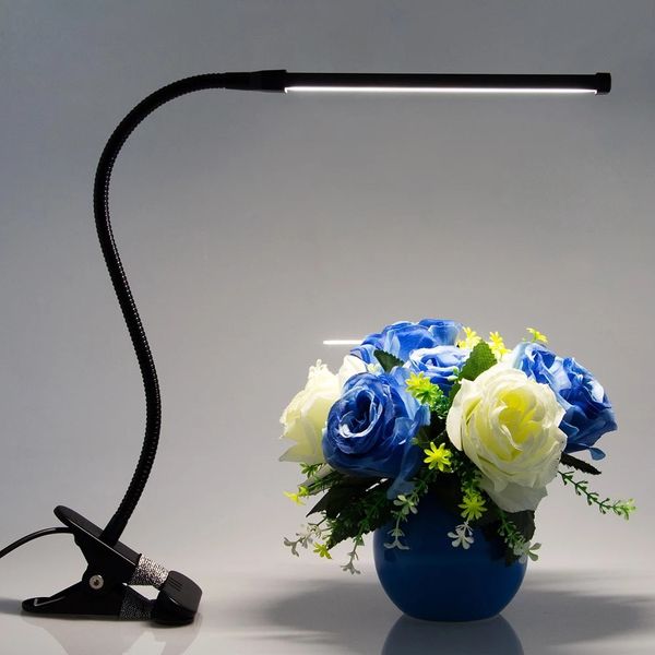

8w led eye protection clamp clip table light portable bendable desk lamp