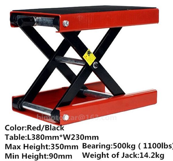 

motorbike stand lift jack 1100lbs movable motorcycle jack mini scissor repairing platform maintenance tools