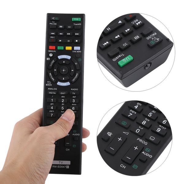 1pcs controlador de substituição de controle remoto para Sony LCD LED Smart TV RM-ED047