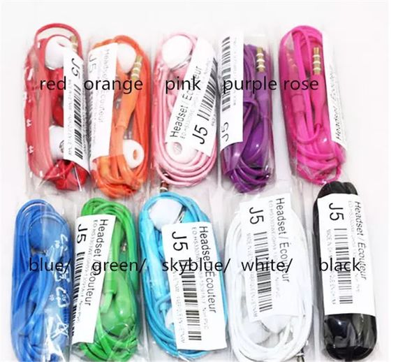 

In ear earphone hand headphone head et with remote volume control and mic for am ung galaxy 5 4 i9500 3 i9300 note2 note3 6