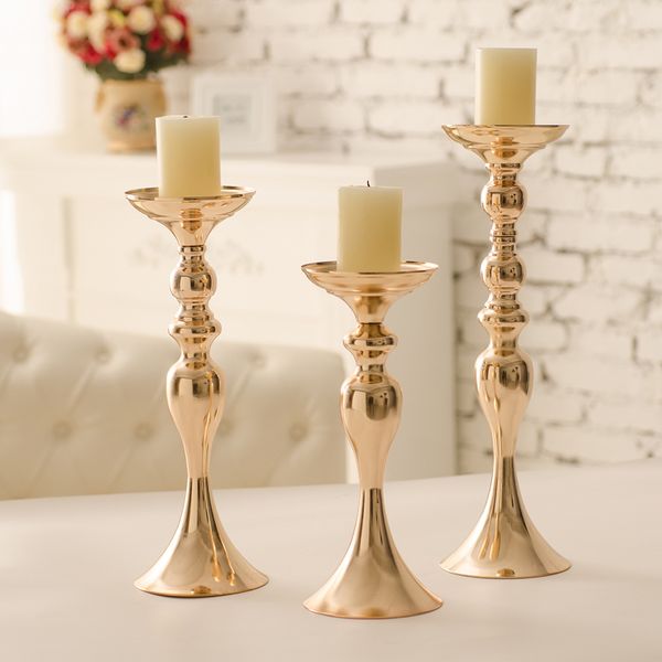 

Оптовая Tall золото умственная цветочницы СВАДЕБНЫЙ 30см / 48см Стол Centerpieces для свадеб украшение Бесплатная доставка