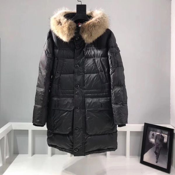 Damen Winter gesteppte gepolsterte dicke warme Fell Puffer Jacket Kapuzenjacke