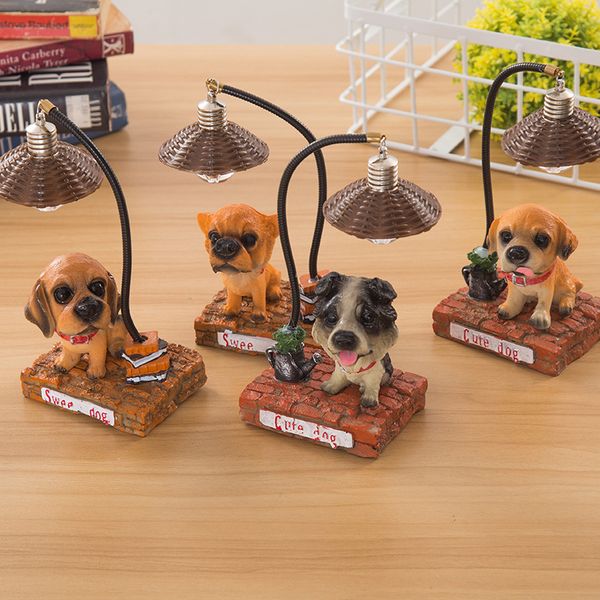 

new cartoon doll ornaments night light zakka japanese groceries creative resin crafts student gifts