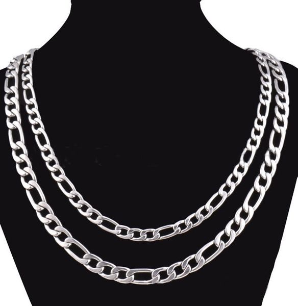 

3mm Gold Keel Chains Necklaces For Men Titanium Steel Chain Necklace 20 22 24inch Jewelry wholesale Free Shipping - 0712WH