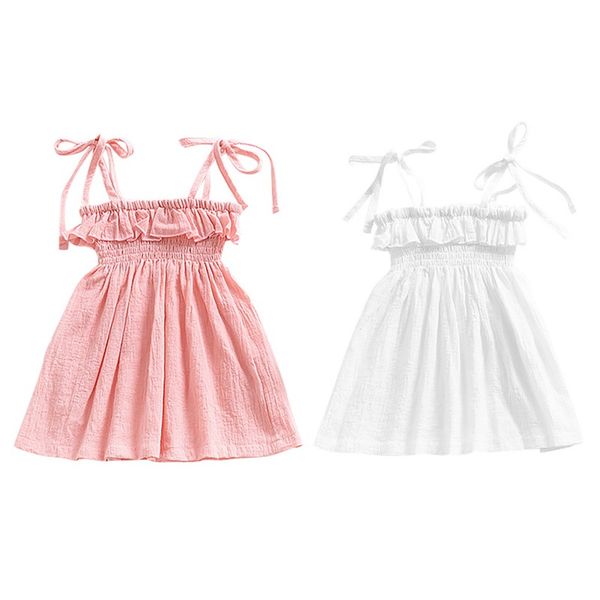 

2018 summer baby girl dress off-shoulder sling beach cute princess dress new arrival fashion little girl clothing, Red;yellow