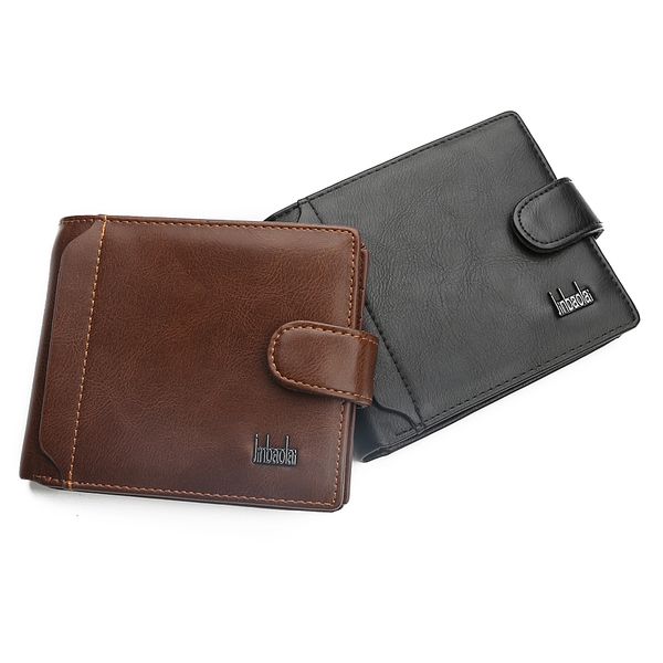 

gubintu brand purse wallet quality soft leather men wallets business leisure 3 folds hasp holder wallet, Red;black