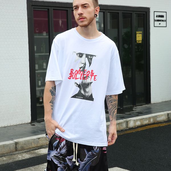 

cotton o-neck t shirts lettering printed funny t-shirt short sleeve o-neck tee shirt hip hop men t-shirt summer, White;black