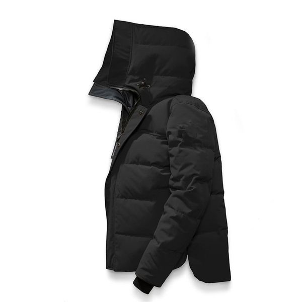 

goose down jacket mens homme winter jassen chaquetas outerwear hooded fourrure manteau coat hiver doudoune brand outlet, Black