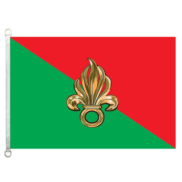 

good flag]legion etrangères flags banner 3x5ft-90x150cm 100% polyester country flags, 110gsm warp knitted fabric outdoor flag