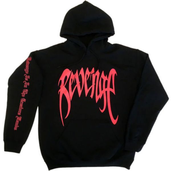 

revenge 'kill' hoodie - mans black - tentacion bad vibes forever sweatshirts men hoodies hoody