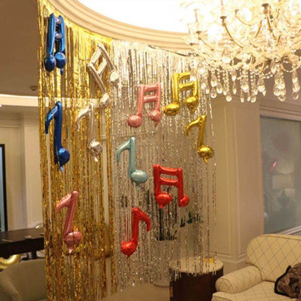 Foil Door Curtain Tinsel Decor Birthday Party Wedding Venue