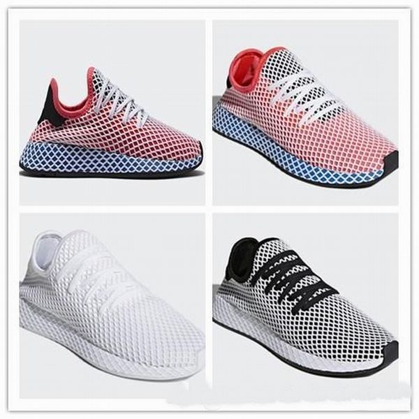 

2018 Newest DEERUPT RUNNER men Women Outdoor Jogging Classic Casual black red white Running Shoes Sports Sneakers Size 36-44