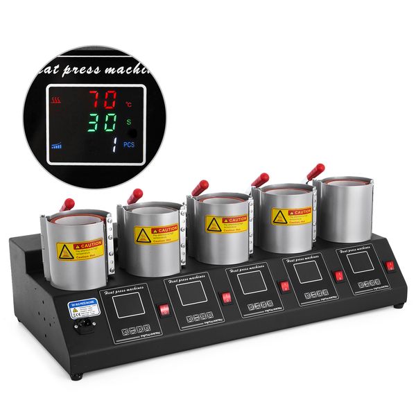 

11oz 14oz 15oz 5in1 coated mugs cup heat press machine 5 in 1 sublimation 60 hz mug heat press transfer