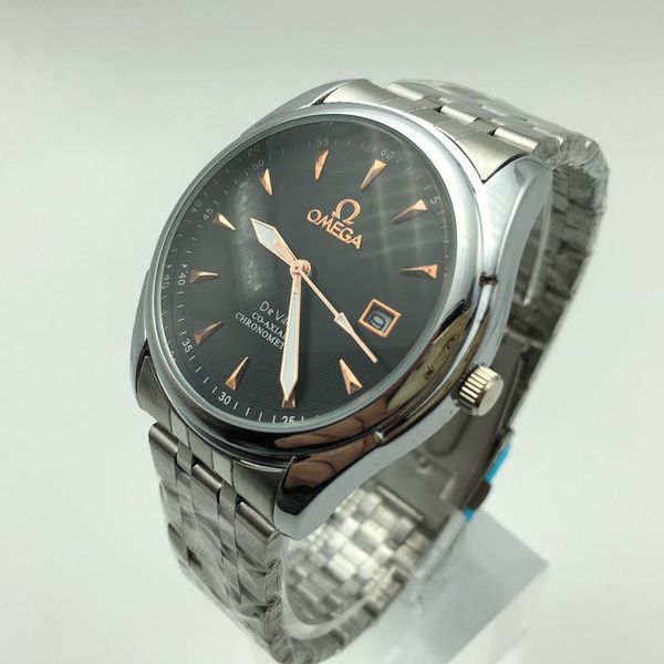 

Классический мужская и женская мода повседневная бизнес часы, Нержавеющая сталь