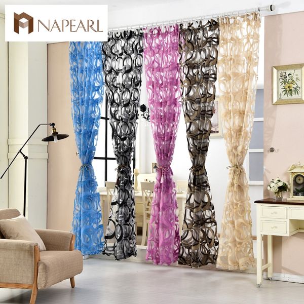 Modern Organza Transpa Tulle Curtains Window Treatments