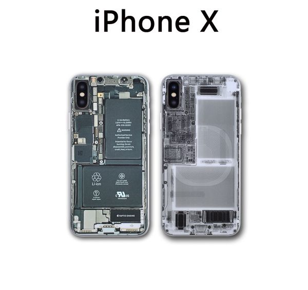 

Используйте творческий, чтобы открыть свой телефон для iPhone X Телефон кожи протекторы 1 шт. ПВХ X Ray iPhone наклейки лучшие подарки для друга