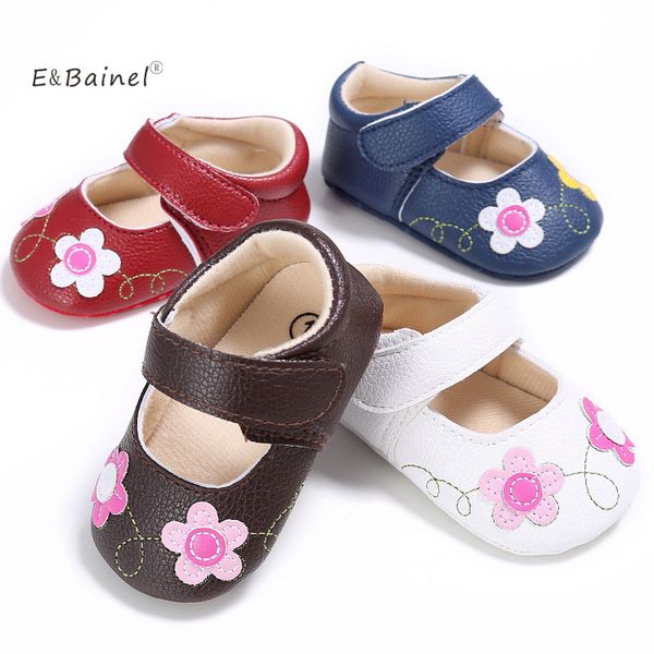 

e&bainel pu leather baby shoes newborn flat first walkers princess soft bottom pre-walker shoes toddler moccasins for girls