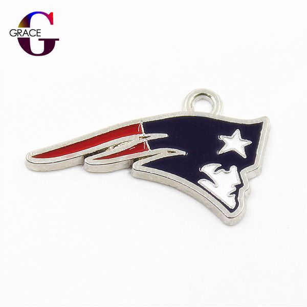 

20pcs/lot enamel football sports charms hanging dangle floating charm for diy women men bangle bracelet necklace pendant jewelry, Bronze;silver