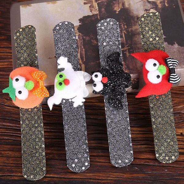 

2018 new arrival boy beautiful pumpkin ghost 4 models 1pc exquesite all saints' day girl allergy graceful bracelet, Black