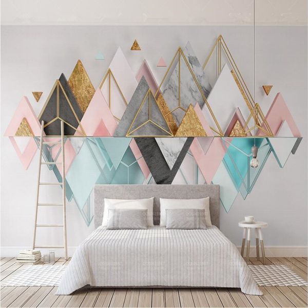 Gratuit Images Acheter Moderne Style Nordique Personnalise 3d Papier Peint dernière salutations