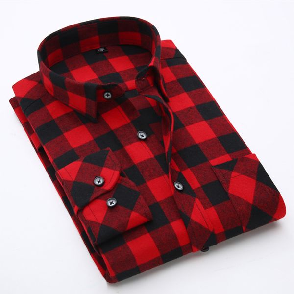 

new autumn plus size 6xl 7xl 8xl plaid full cotton business casual shirt long sleeve men shirt 120kg 130kg fashion, White;black