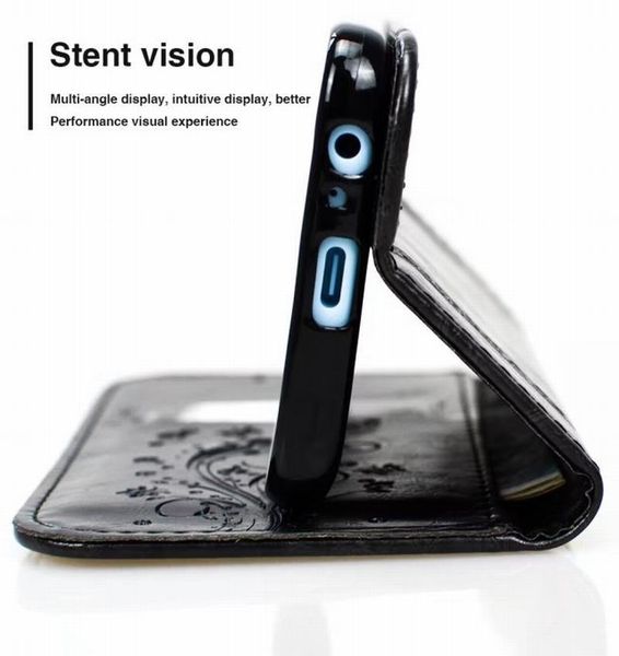 

for iphone wallet case embossed flower wallet case phone bag case cover for samsung galaxy s6 s7 edge