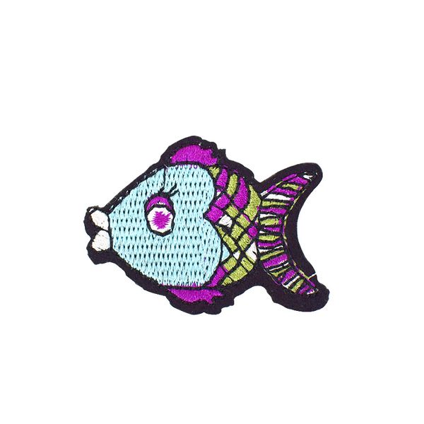 10 Stück Diy Big Head Fish Kleber Stickerei Kleidung Patches für Jeans Bekleidung Nähen Dekoration Applikation Patches für Kleidungsstücke Zubehör Patch