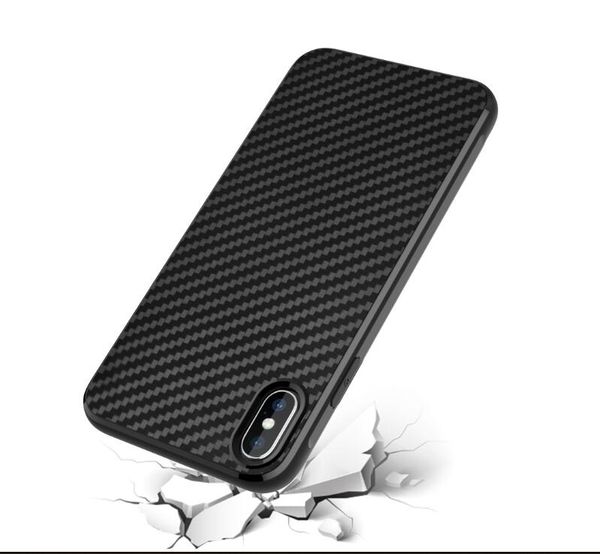 

Carbon fiber tpu ilicone leather oft full back cover for iphone x xr x max 7 8 plu