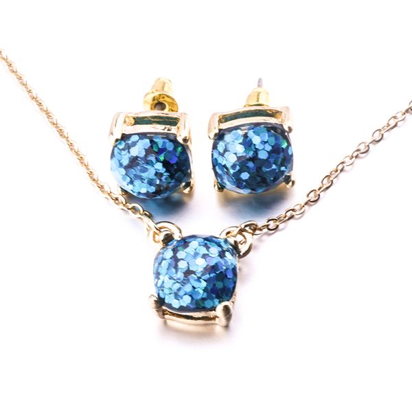 

13 стиль вариант галактика блеск ожерелье радуга опал колье ожерелье золотого цвета ювелирные изделия для женщин, Silver