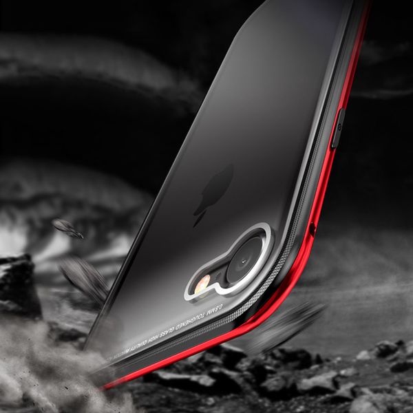 

for samsung galaxy s8 case magnetic adsorption flip for iphone x case tempered glass back shell metal bumpers for goophone phone case