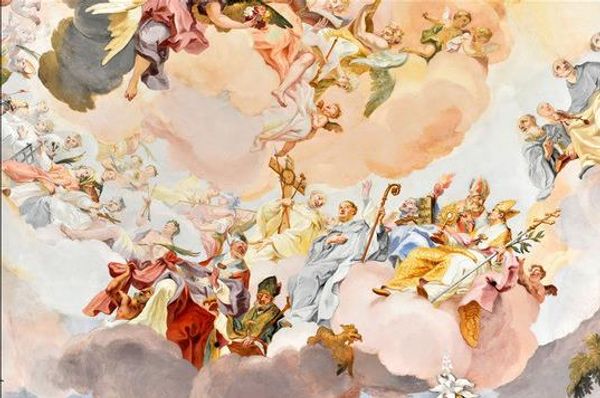 

p wallpaper 3d stereoscopic zenith mural ceiling european style wallpaper living room restaurant ceiling wall painting