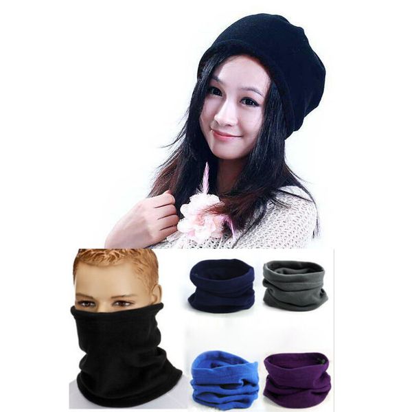 Plain Noir Écharpe Tube Bandana Tête Masque Guêtre de Cou Snood Headwear Hot!