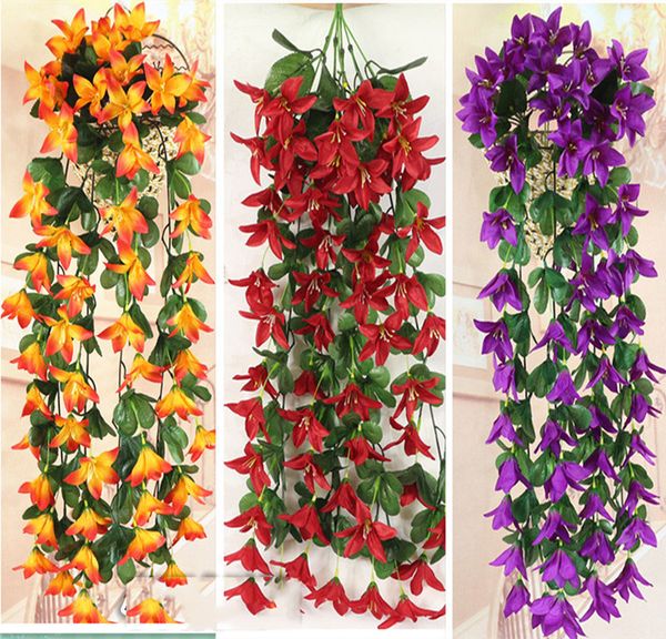 

2018 hydrangea wall artificial flower violet wall hanging cloth artificial flower wedding background wall decorative flower