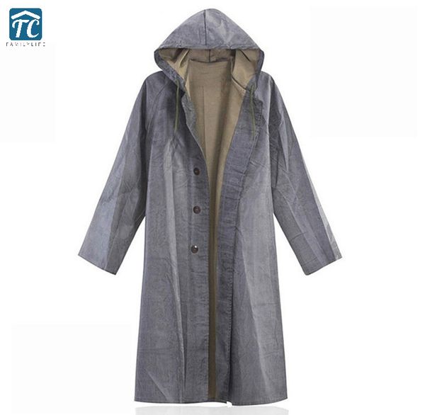 

labor raincoat canvas rubber one-piece windbreaker rain gear men and women fission suit coat waterproof rainware grey, Red;brown