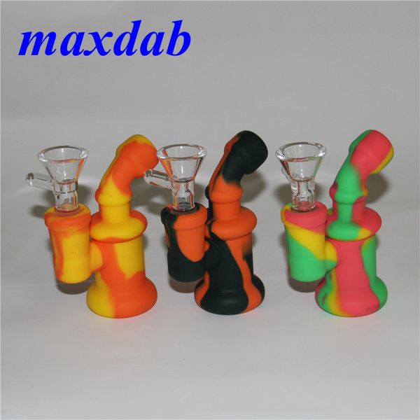 Bubbler de queimador de óleo de silicone Bubbler Bong Tubs Hookah Burners Pipes Bubblers Dab Plata