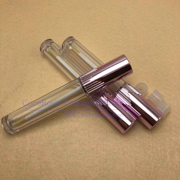 

30 PCS 7ML empty Lip gloss tube liptint container makeup refillable tube with purple cap